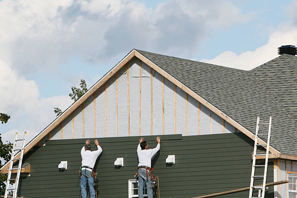 Professional Siding Contractor technician working in Firestone, CO